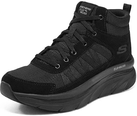 Skechers D'lux Walker 防滑耐磨 高筒 運動休閒鞋 女款 黑色 Lookbook Skechers D'lux Walker 防滑耐磨 高筒 運動休閒鞋 女款 黑色