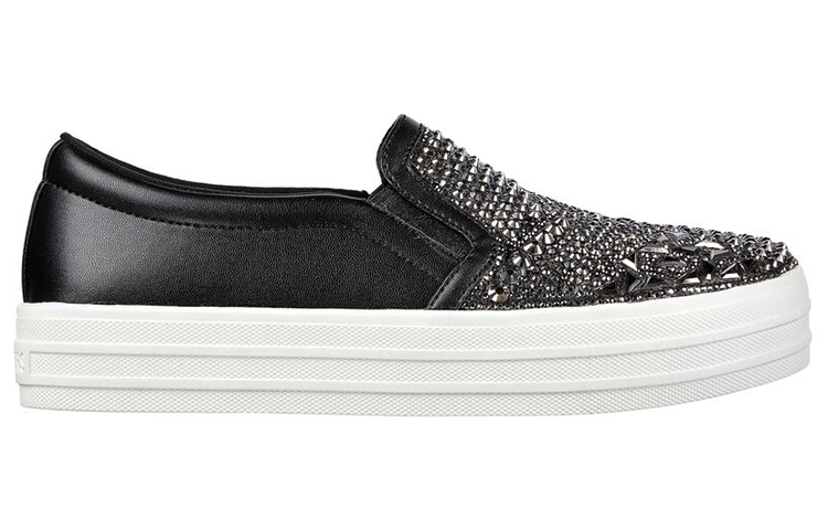 Order (W) Skechers Double Up ''Noir Basse'' 155553-BLK