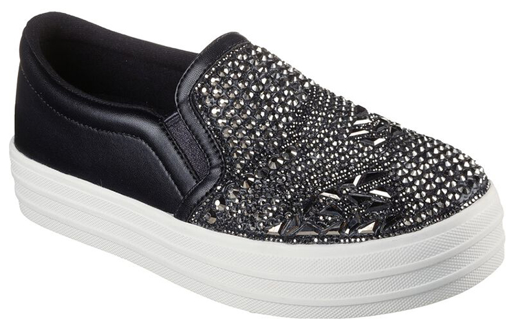 Lookbook (W) Skechers Double Up ''Noir Basse'' 155553-BLK