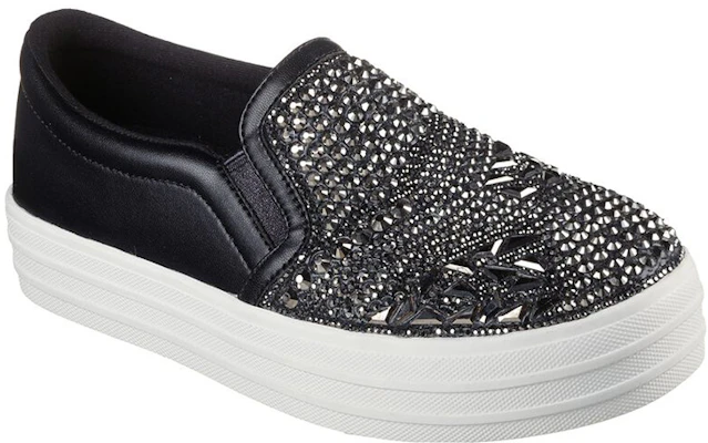 (W) Skechers Double Up ''Noir Basse'' 155553-BLK Lookbook (W) Skechers Double Up ''Noir Basse'' 155553-BLK