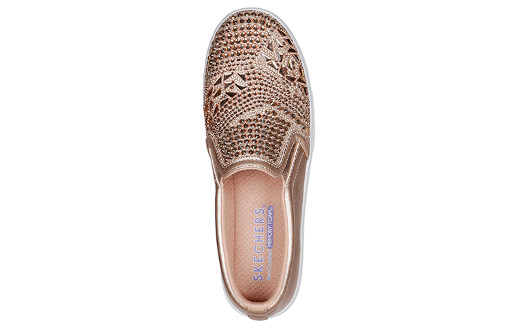 Lookbook (W) Skechers Double Up ''Champagne'' Baskets Femme 155553-CHMP