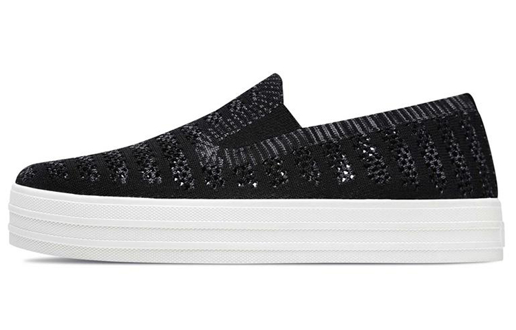 (Women) Skechers Double Up 'Laser Cut' 763-BLK