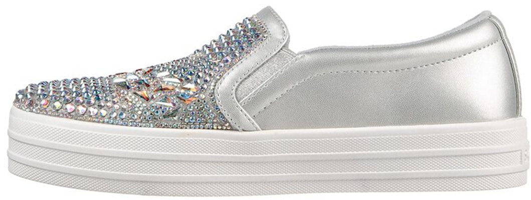 Skechers Double Up 低筒板鞋 女款 銀色 Buy Skechers Double Up 低筒板鞋 女款 銀色