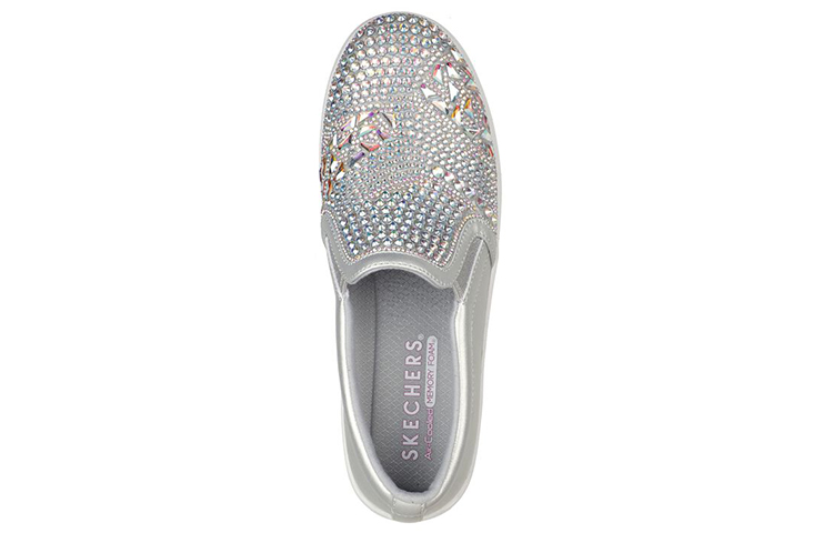 Shop (W) Skechers Double Up ''Argent Basse'' 155553-SIL