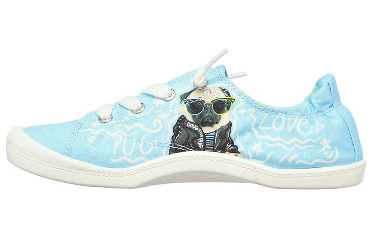 (Women) Skechers Doug the Pug x Beach Bingo Low 'Light Blue' 113590-LTBL