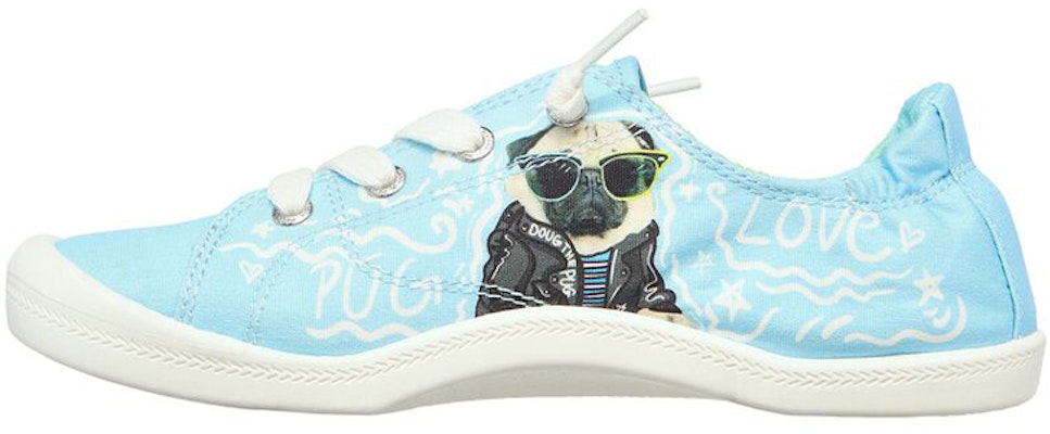 (Women) Skechers Doug the Pug x Beach Bingo Low 'Light Blue' 113590-LTBL Buy (Women) Skechers Doug the Pug x Beach Bingo Low 'Light Blue' 113590-LTBL