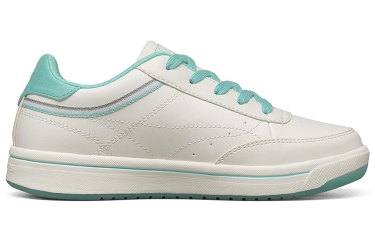 Order (W) Skechers Downtown Low-Top-Sneaker Weiß/Grün 74431-WAQ