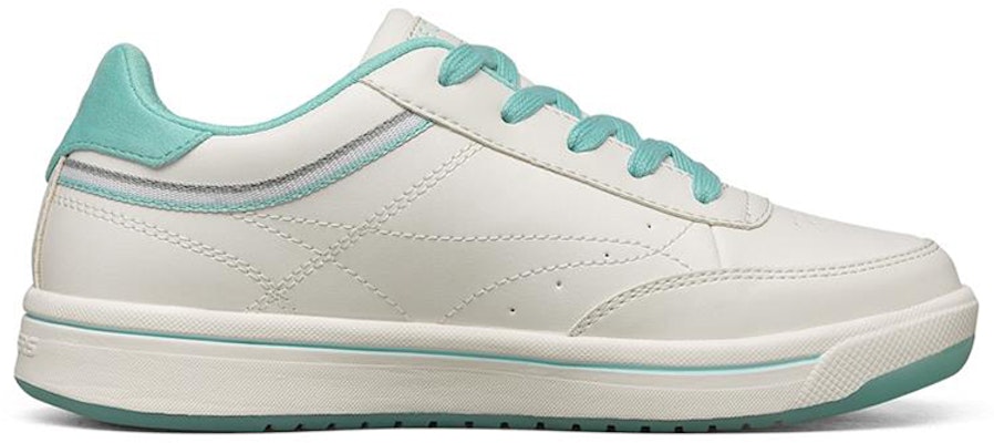 (W) Skechers Downtown Low-Top-Sneaker Weiß/Grün 74431-WAQ Order (W) Skechers Downtown Low-Top-Sneaker Weiß/Grün 74431-WAQ