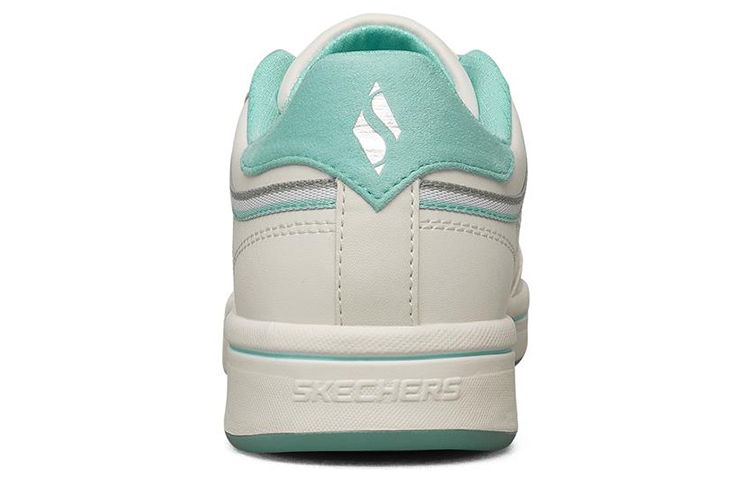 Shop (W) Skechers Downtown Low-Top-Sneaker Weiß/Grün 74431-WAQ
