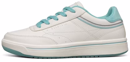 (Women) Skechers Downtown Low-TopSneakers White/Green 74431-WAQ (Women) Skechers Downtown Low-TopSneakers White/Green 74431-WAQ