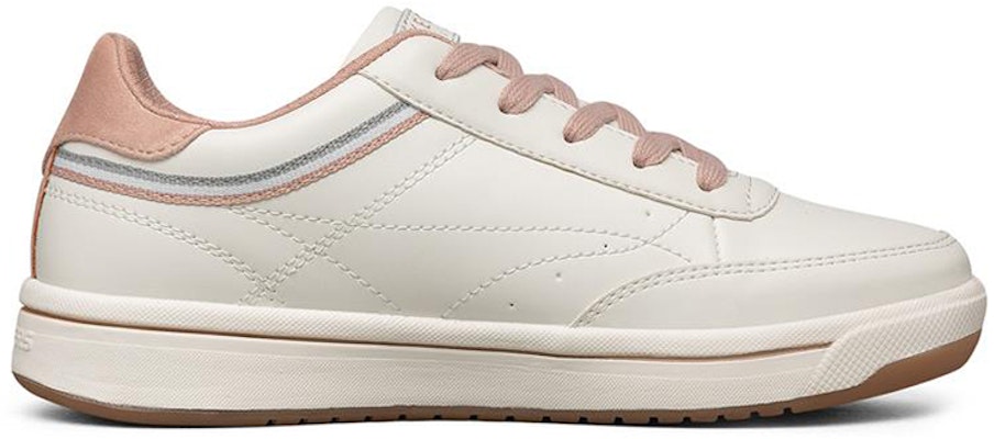 Skechers Downtown 低幫板鞋 女款 白粉色 Order Skechers Downtown 低幫板鞋 女款 白粉色