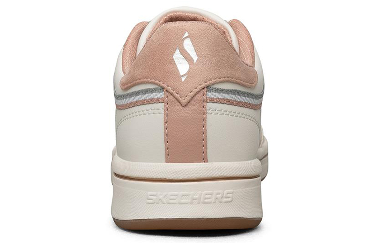 Shop Skechers Downtown 低幫板鞋 女款 白粉色
