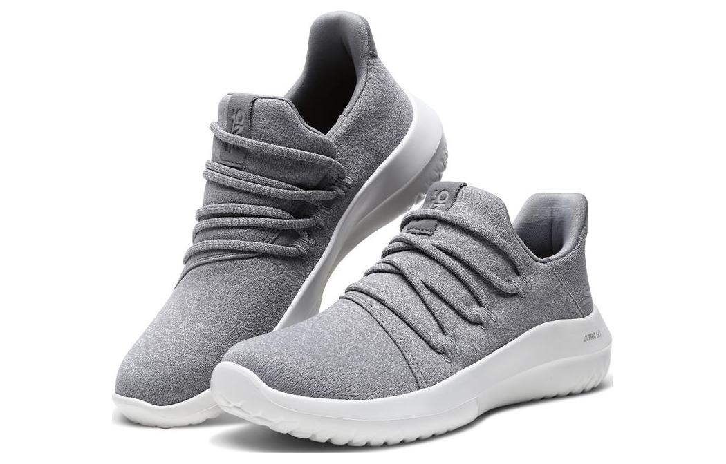 Lookbook Skechers Downtown Ultra 防滑耐磨透氣 低幫 運動休閒鞋 女款 淺灰色