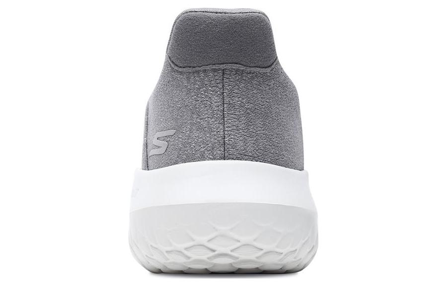 Shop Skechers Downtown Ultra 防滑耐磨透氣 低幫 運動休閒鞋 女款 淺灰色