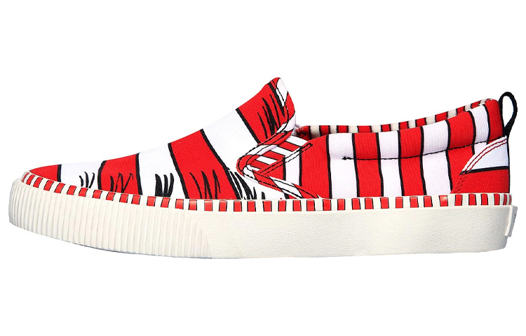 (Women) Skechers Dr. Seuss x Street V'Lites 'Red and White Slip-On' 155322-RDW