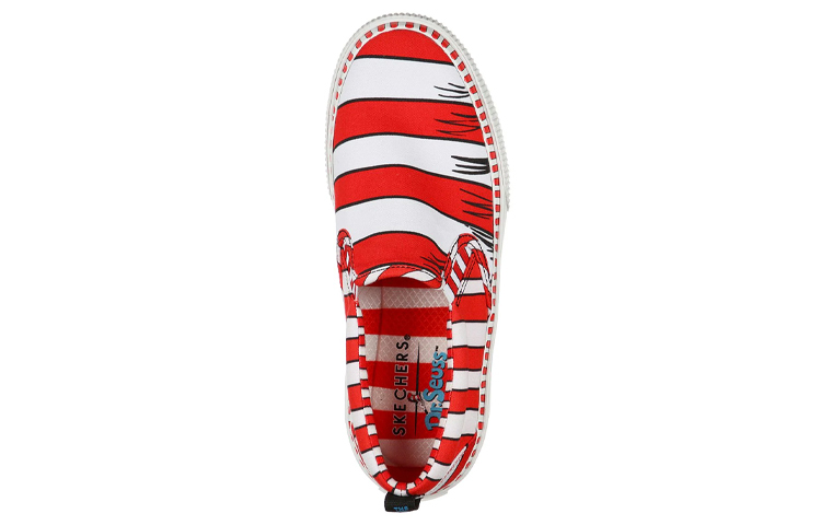 Lookbook (Women) Skechers Dr. Seuss x Street V'Lites 'Red and White Slip-On' 155322-RDW