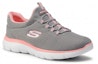 Order (W) Skechers Summits 'Kelabu Merah Jambu' 12980-GYPK