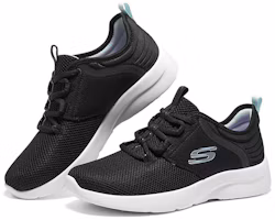 Lookbook Skechers Dynamight 2.0 緩震 低筒 跑步鞋 女款 黑綠