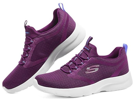 Skechers Dynamight系列 2.0 減震耐磨 低筒 運動休閒鞋 女款 暗紫色 Lookbook Skechers Dynamight系列 2.0 減震耐磨 低筒 運動休閒鞋 女款 暗紫色