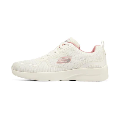 (W) Skechers Dynamight 2.0 'Hip Star - White Pink'