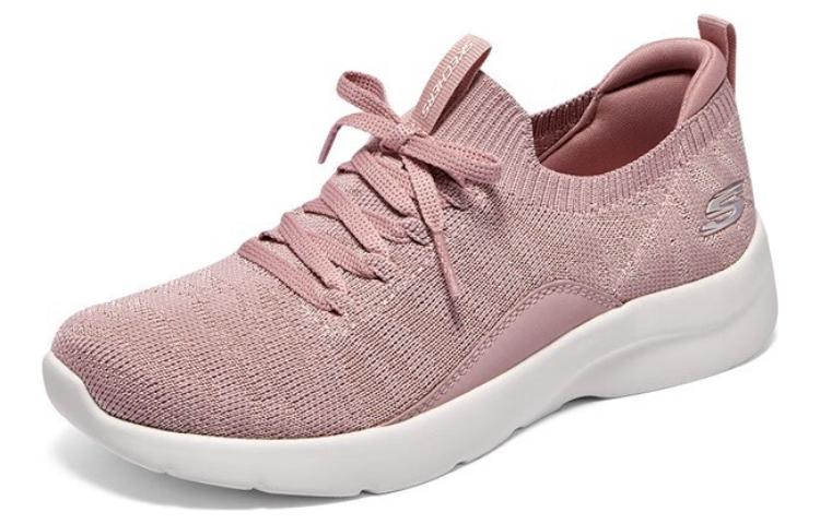 Lookbook Skechers 舒適 耐磨輕便 低筒 生活休閒鞋 女款 玫瑰紅色