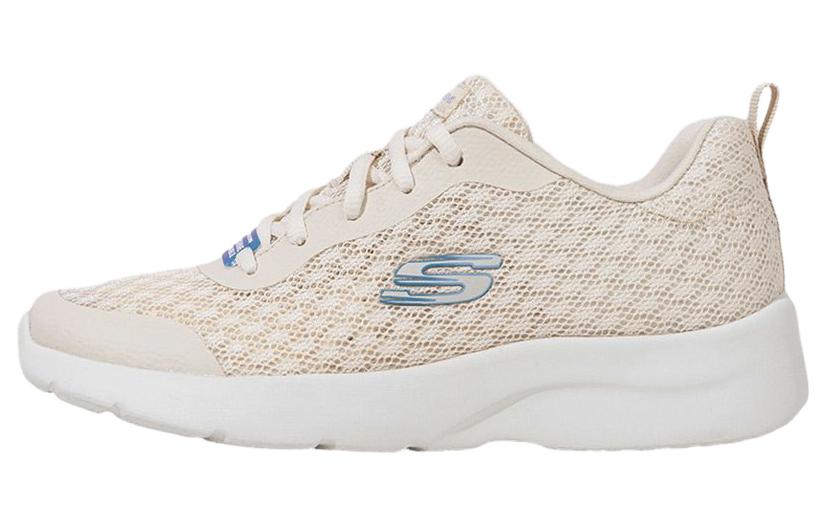 (Women) Skechers Dynamight 2.0 Low Top Sneakers 'Cream White Blue' 149542-NAT