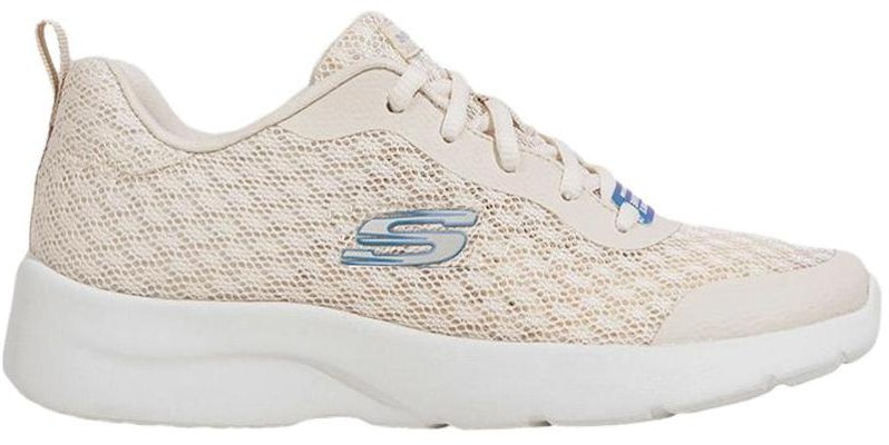 (Women) Skechers Dynamight 2.0 Low Top Sneakers 'Cream White Blue' 149542-NAT Order (Women) Skechers Dynamight 2.0 Low Top Sneakers 'Cream White Blue' 149542-NAT