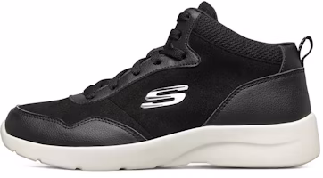 (Women) Skechers Dynamight 2.0 Mid-Top Sneakers Black 66666321-BLK (Women) Skechers Dynamight 2.0 Mid-Top Sneakers Black 66666321-BLK
