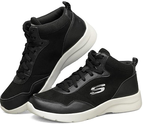 (W) Skechers Dynamight 2.0 Sepatu Mid-Top Hitam 66666321-BLK Lookbook (W) Skechers Dynamight 2.0 Sepatu Mid-Top Hitam 66666321-BLK