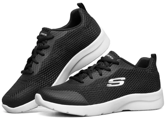 (Women) Skechers Dynamight 2.0 Sports Shoes Black/White 66666275-BLK Lookbook (Women) Skechers Dynamight 2.0 Sports Shoes Black/White 66666275-BLK