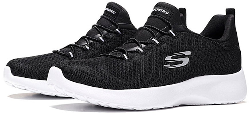 (Women) Skechers Dynamight Low-Top Black/White 12119-BKW Lookbook (Women) Skechers Dynamight Low-Top Black/White 12119-BKW
