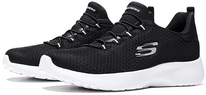 (W) Skechers Dynamight Low-Top Hitam/Putih 12119-BKW Lookbook (W) Skechers Dynamight Low-Top Hitam/Putih 12119-BKW