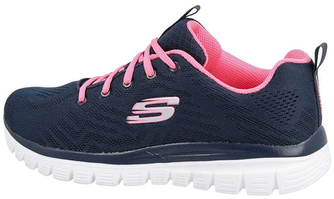 (Women) Skechers Dynamight Low-TopRunning Shoes Blue/Pink 12119-NVHP Buy (Women) Skechers Dynamight Low-TopRunning Shoes Blue/Pink 12119-NVHP