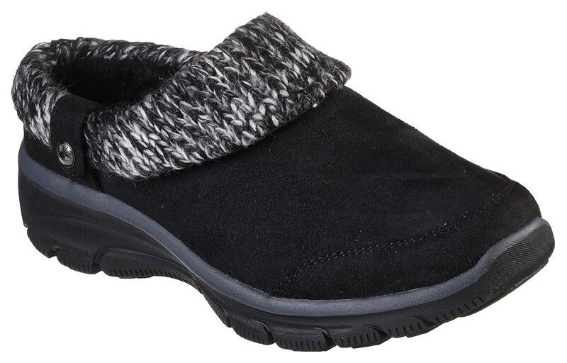 Lookbook (W) 스케쳐스 굿듀오 블랙 뮬 (Skechers Good Duo Black Mule) 167263-BLK