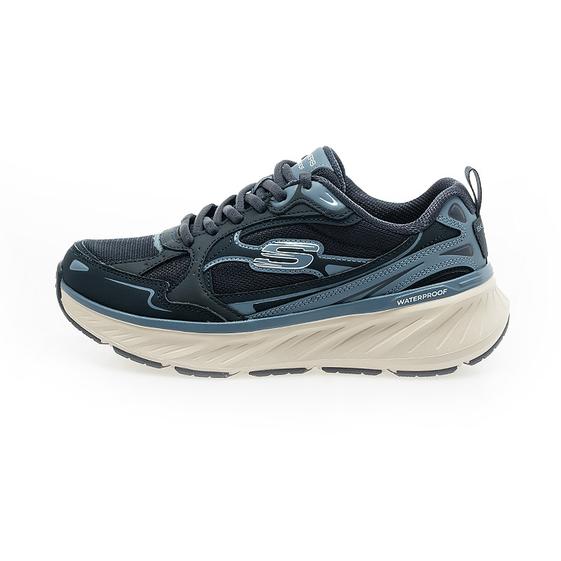 (Women) Skechers Edgeride Waterproof Running Shoes 150498NVY