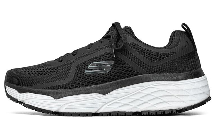 (Women) Skechers Elite SR Low-Top Black/White 108029-BKW