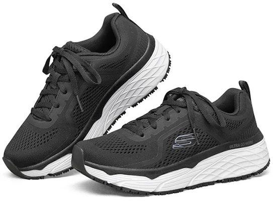 (W) Skechers Elite SR Lage Sneakers Zwart/Wit 108029-BKW Lookbook (W) Skechers Elite SR Lage Sneakers Zwart/Wit 108029-BKW