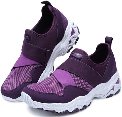 (W) Skechers Encore 'Ungu Gelap' 66666065-DKPR Lookbook (W) Skechers Encore 'Ungu Gelap' 66666065-DKPR