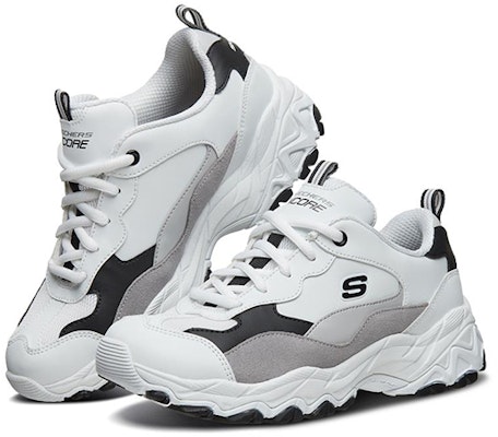 Skechers Encore 低筒 跑步鞋 女款 白黑色 Lookbook Skechers Encore 低筒 跑步鞋 女款 白黑色