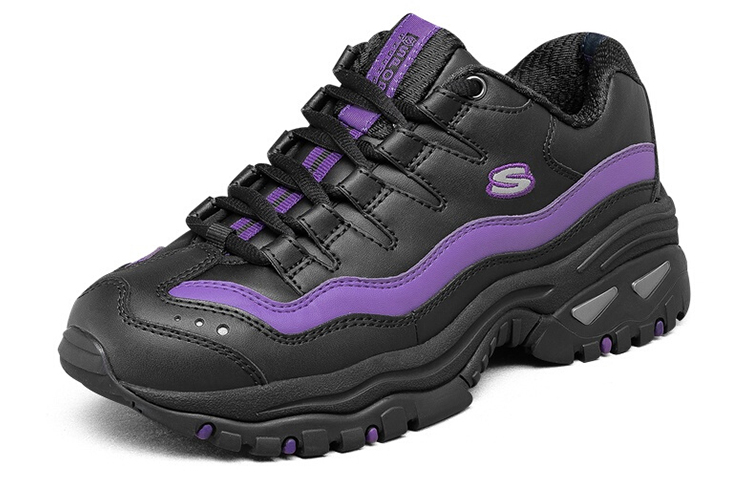 Order (W) Skechers Energy-Over Joy Lage Running Schoenen Zwart/Paars 13412-BKPR