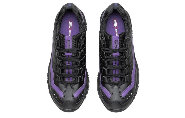 Lookbook (W) Skechers Energy-Over Joy Lage Running Schoenen Zwart/Paars 13412-BKPR