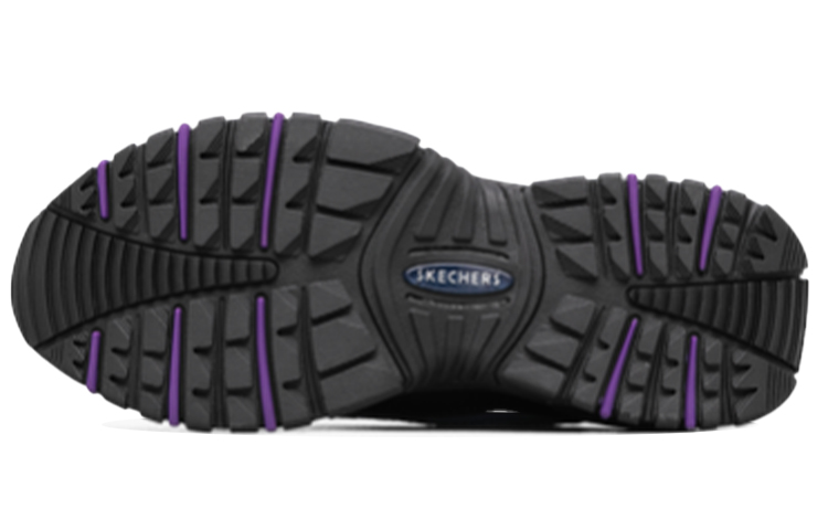 Shop (W) Skechers Energy-Over Joy Lage Running Schoenen Zwart/Paars 13412-BKPR