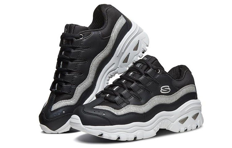 Lookbook (W) Skechers Energy 'Hitam Perak' 13415-BKSL