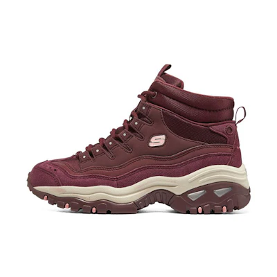(W) Skechers Energy 'Wine Red Pink Brown'
