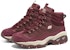 (W) Skechers Energy 'Merah Wain Merah Jambu Coklat' 48599-BURG