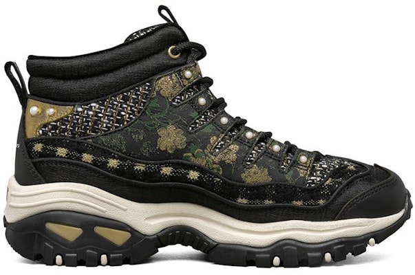 (Women) Skechers Energy High-Top Running Shoes Black/Gold 149482-BKGD Order (Women) Skechers Energy High-Top Running Shoes Black/Gold 149482-BKGD
