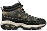 Order (W) Skechers Energy Kasut Larian Tinggi Hitam/Emas 149482-BKGD