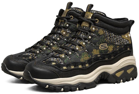 (W) Zapatillas Skechers Energy High-Top para Correr Negro/Dorado 149482-BKGD Lookbook (W) Zapatillas Skechers Energy High-Top para Correr Negro/Dorado 149482-BKGD