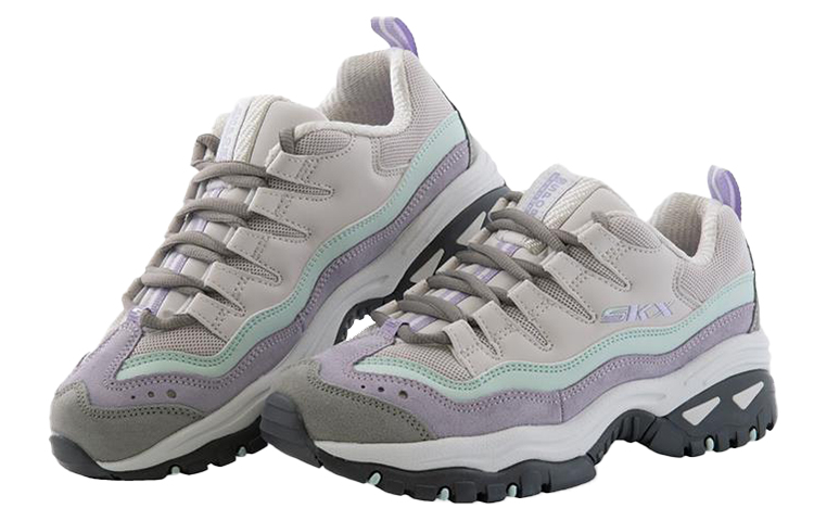 Lookbook (Women) Skechers Energy 'Grey Purple' 149228-GYLV