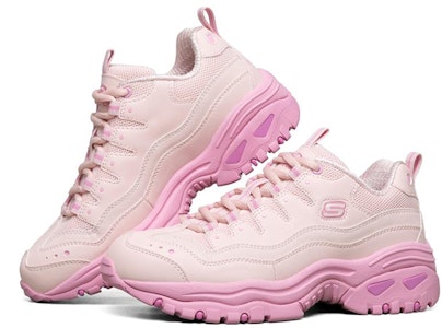 (W) スケッチャーズ エナジー ダッドシューズ ピンク/レッド 88888410-PNK Lookbook (W) スケッチャーズ エナジー ダッドシューズ ピンク/レッド 88888410-PNK